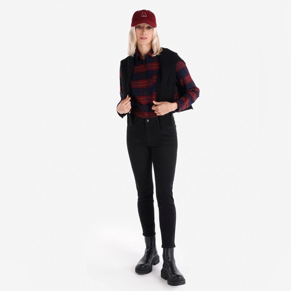 Colin’s Cotton Black Jeans Pants Slim Fit 28 / 30 Medium Rise Straight Leg - Picture 6 of 13